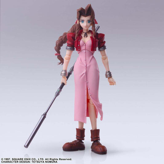 SQUARE ENIX FFVII AERITH GAINSBOROUGH BRING ARTS AF ACTION FIGURE 13 cm