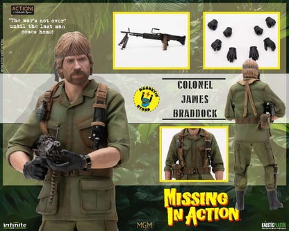INFINITE STATUE MISSING ACTION COLONEL JAMES BRADDOCK STANDARD EDITION 1/6 ACTION FIGURE 30.5 cm