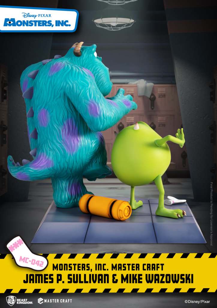 MONSTERS, INC. MASTER CRAFT STATUA JAMES P. SULLIVAN & MIKE WAZOWSKI 34 CM BEAST KINGDOM TOYS