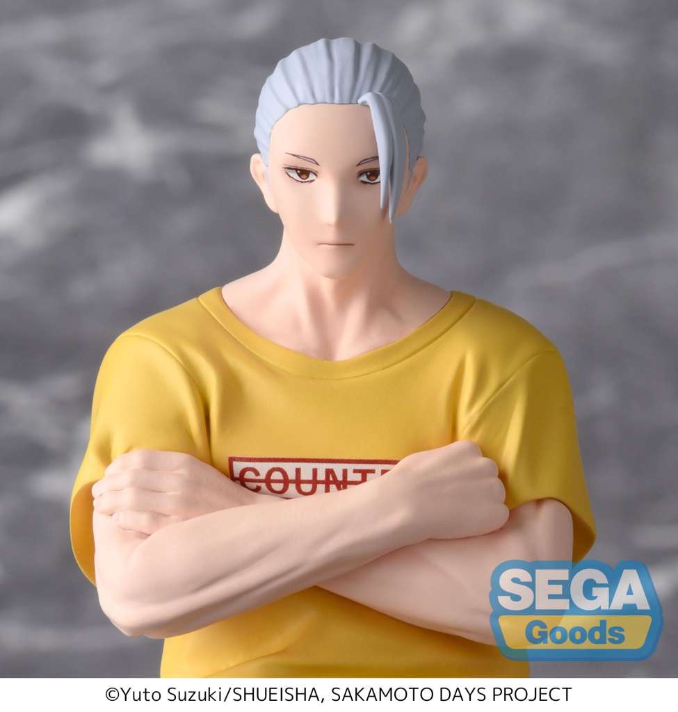 SAKAMOTO DAYS PM PERCHING PVC STATUA TARO SAKAMOTO SERIOUS VER. 14 CM SEGA