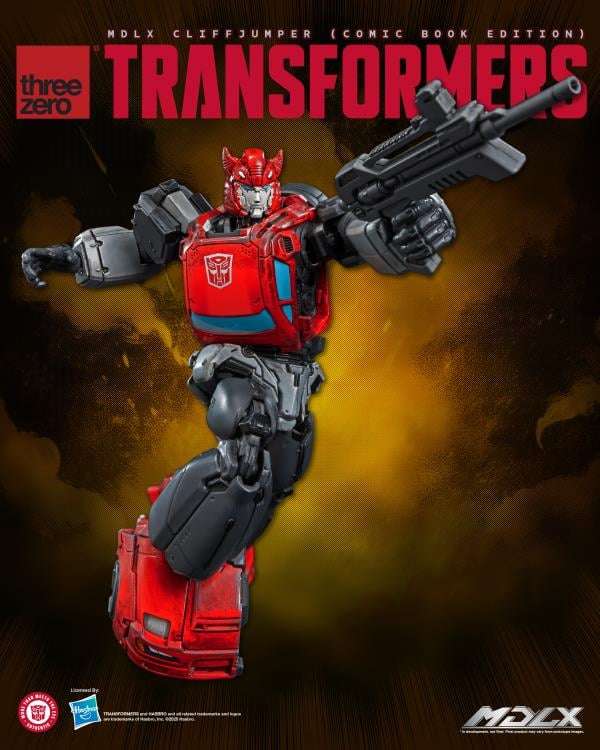 TRANSFORMERS MDLX CLIFFJUMPER COMIC AF