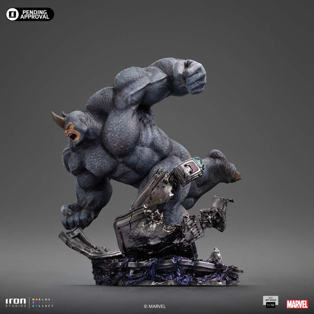 SPIDER-MAN VS VILLAINS RHINO STATUE 1/10