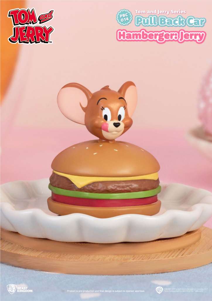 TOM & JERRY PULL BACK CARS BLIND BOX 6-PACK BEAST KINGDOM TOYS