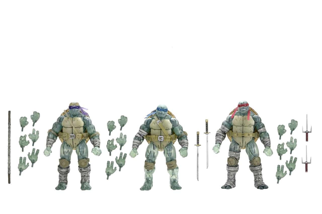TMNT LAST RONIN GHOST BROTHERS 3PACK ACTION FIGURE