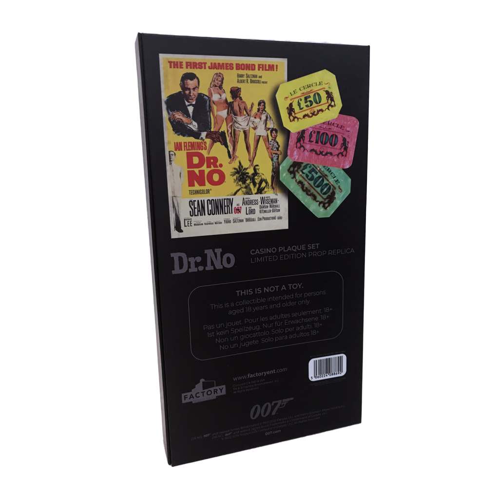 FACTORY ENT JAMES BOND DR NO CASINO SET LTD ED PROP REPLICA LIMITED EDITION