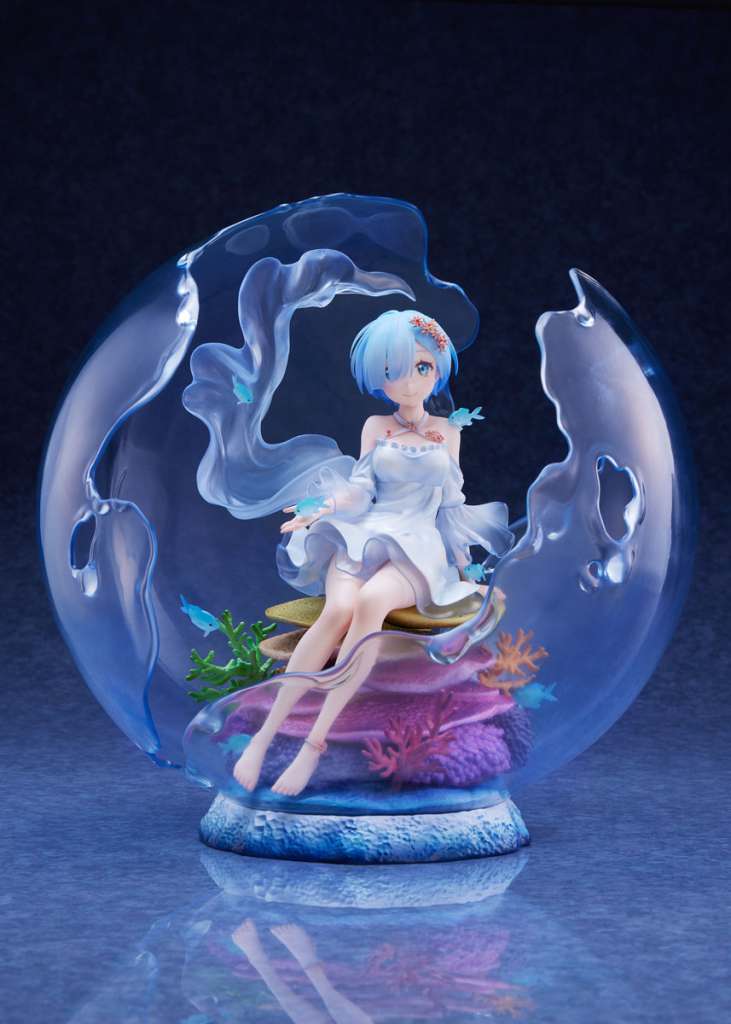 FURYU RE ZERO REM AQUA ORB 1/7 STATUA 25 cm