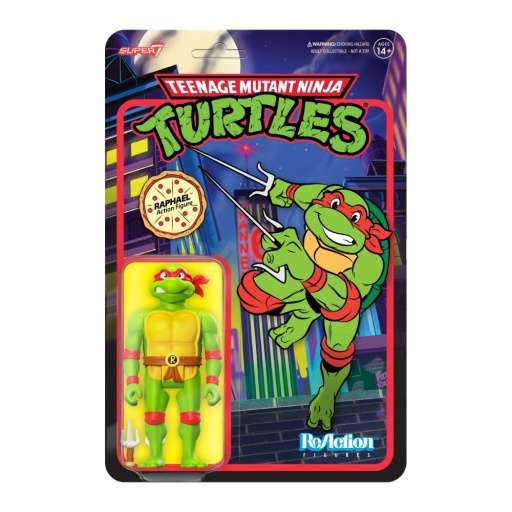 TMNT REACTION FIGURRE W7 RAPHAEL TOON