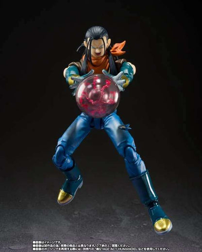 BANDAI SUPER ANDROID 17 DRAGON BALL GT S.H. FIGUARTS ACTION FIGURE 15.5 CM