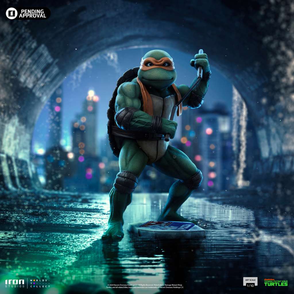 TMNT MOVIE MICHELANGELO 1/10 STATUE
