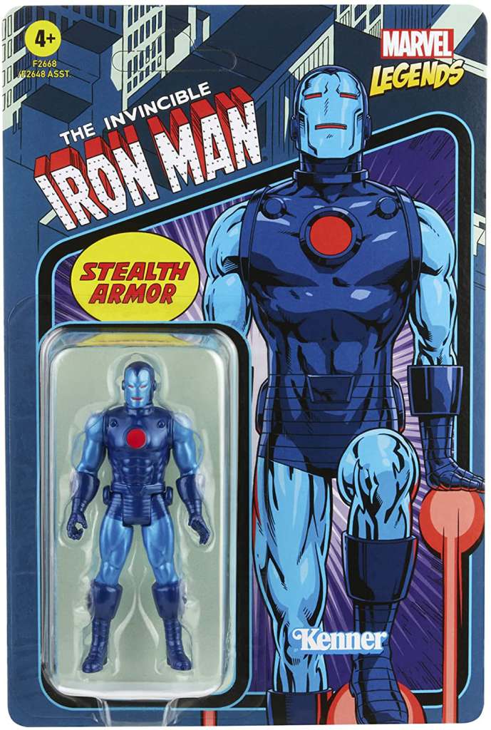 MARVEL LEGENDS IRON MAN STEALTH ARMOR FIGURA 9CM HASBRO