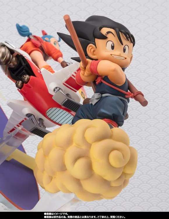 DRAGON BALL FIGUARTS ZERO PVC STATUA SON GOKU & BULMA 18 CM BANDAI TAMASHII NATIONS