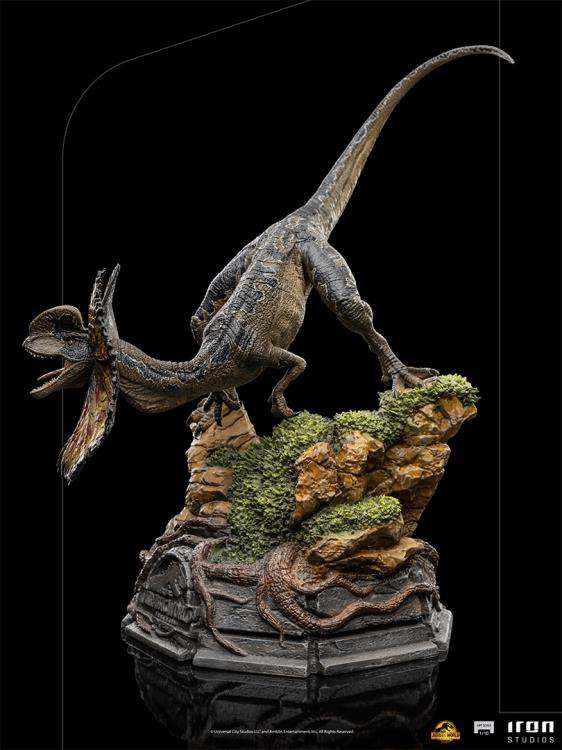 IRON STUDIOS JW DILOPHOSAURUS 1/10 STATUA 13 cm