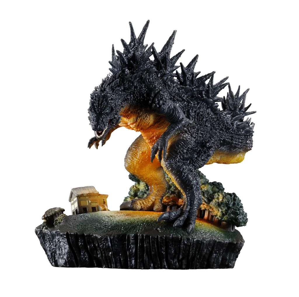 MEGAHOUSE PETITRAMA EX GODZILLA MINUS 1 0 -1 BOX SET + GIFT MINI FIGURA 9 cm