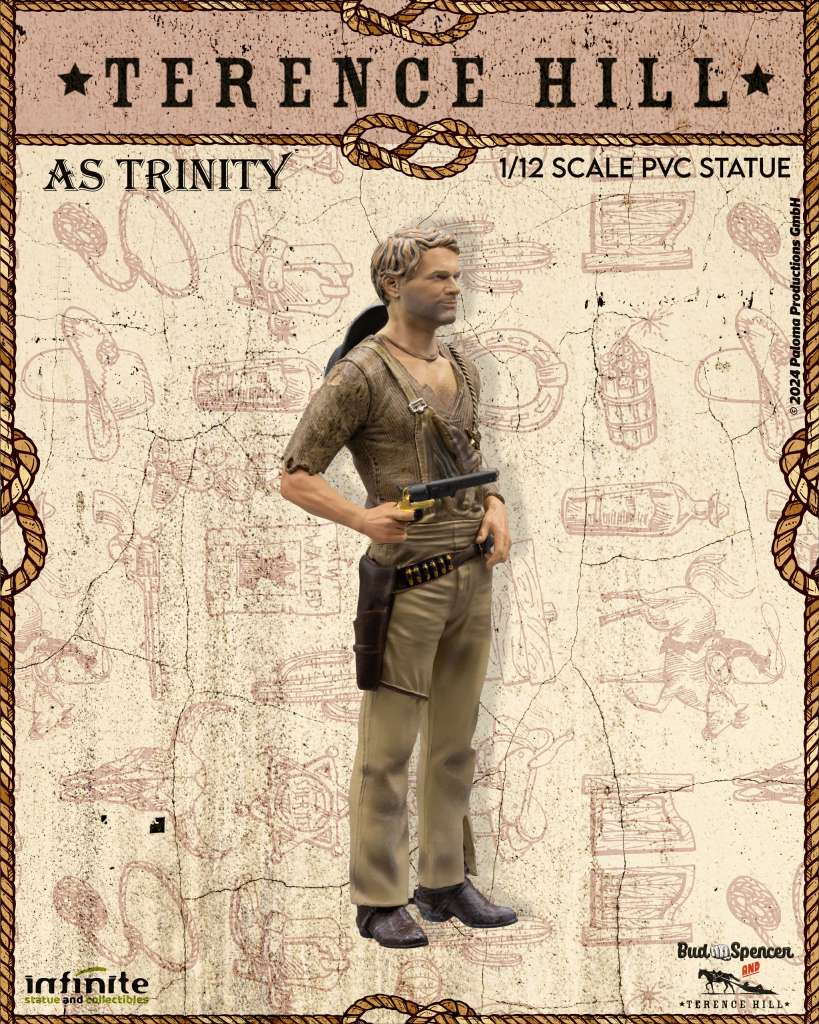 INFINITE STATUE TERENCE HILL AS TRINITY PVC 1/12 STATUA 15 cm