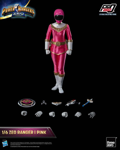 THREEA TOYS/THREEZERO POWER RANGERS ZEO RANGER I PINK 1/6 ACTION FIGURE 30 cm