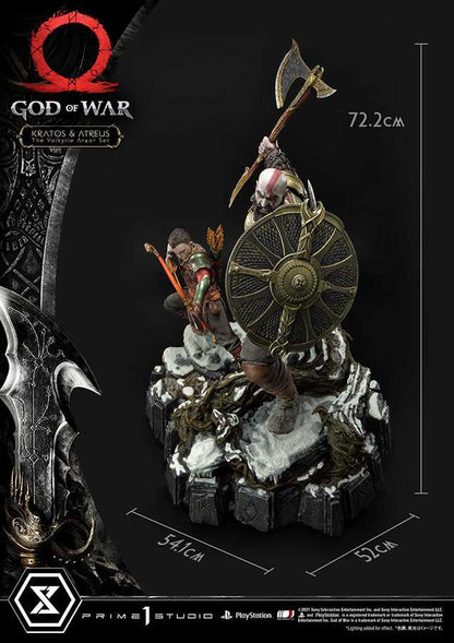 GOD OF WAR KRATOS & ATREUS VALKYRIE DLX