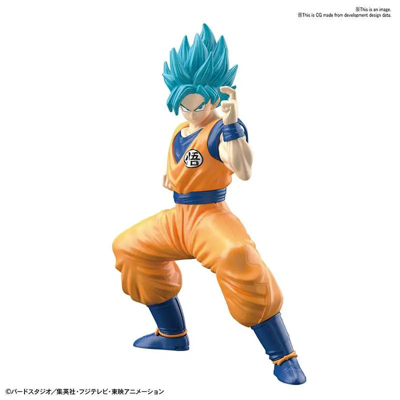 BANDAI SON GOKU - DRAGON BALL EG S SAIYN GOD SS MODEL KIT 15 cm