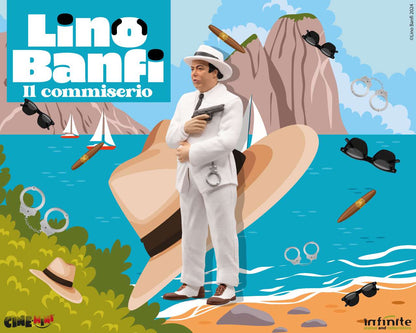 INFINITE STATUE LINO BANFI IL COMMISERIO CINEMINI PVC MINI FIGURA 11 cm