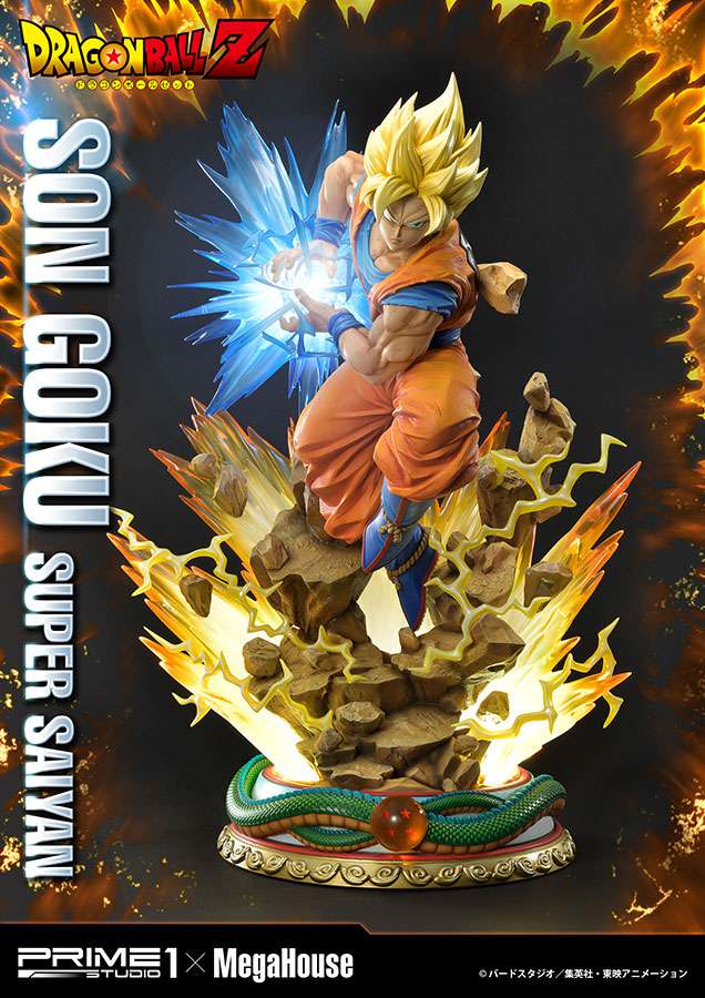 Dragon ball Z Son Goku Super Sayan Statue 63 cm in resina