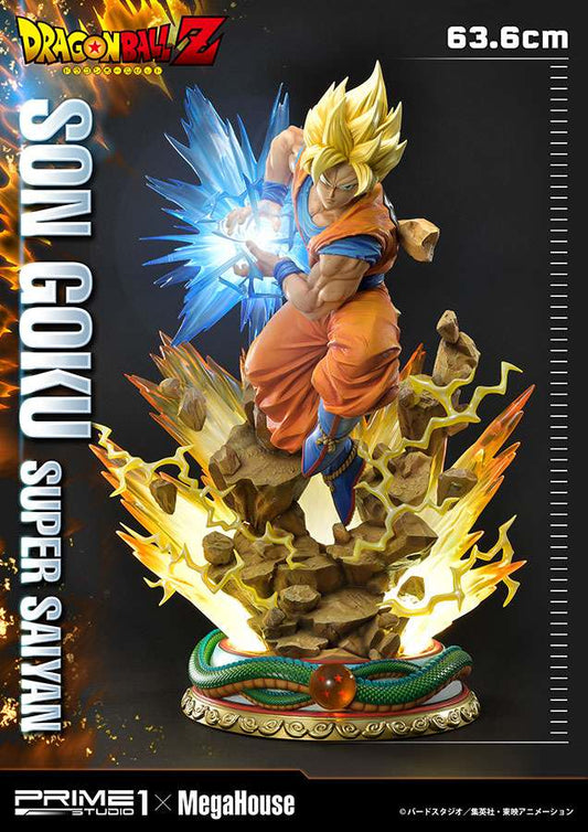 Dragon ball Z Son Goku Super Sayan Statue 63 cm in resina