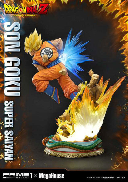 Dragon ball Z Son Goku Super Sayan Statue 63 cm in resina