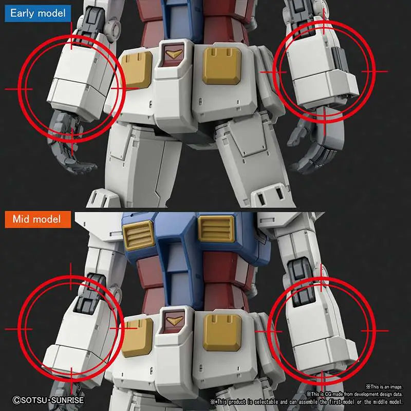 BANDAI - GUNDAM HG RX-78-02 ORIGIN 1/144 MODEL KIT 12.5 cm