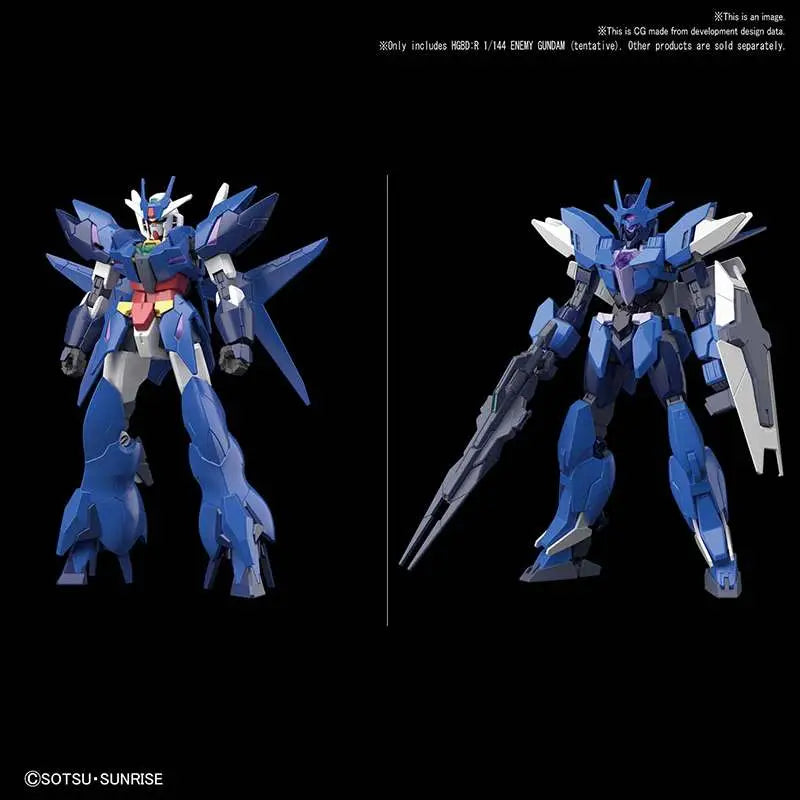 BANDAI - GUNDAM HG BDR NEW ENEMY 1/144 MODEL KIT 13 cm