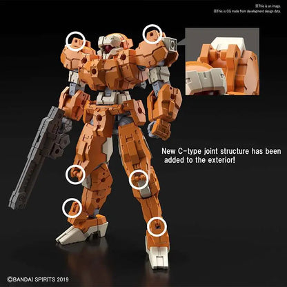BANDAI 30MM EEXM-21 RABIOT ORANGE 1/144 MODEL KIT 12.1 cm