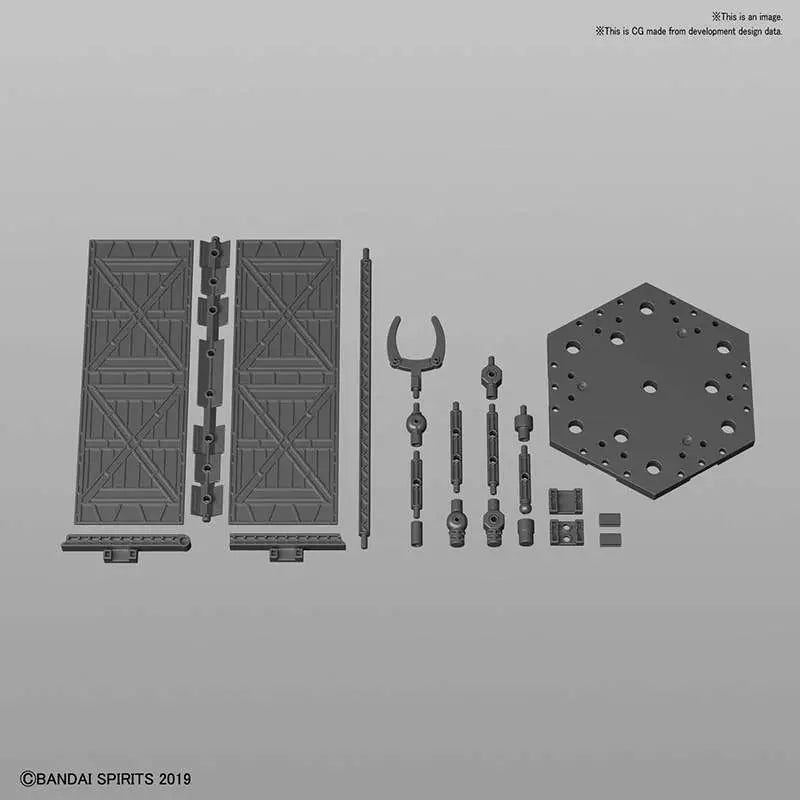 BANDAI CUSTOMIZE SCENE BASE MODEL KIT 12 cm
