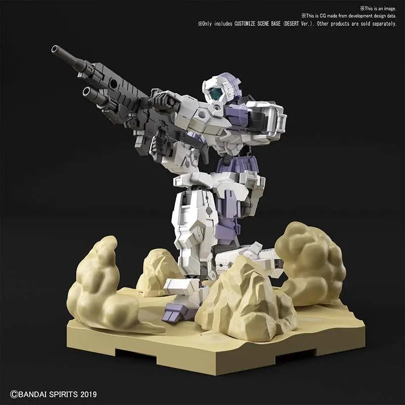 BANDAI CUSTOMIZE SCENE BASE DESERT VER MODEL KIT 12.5 cm