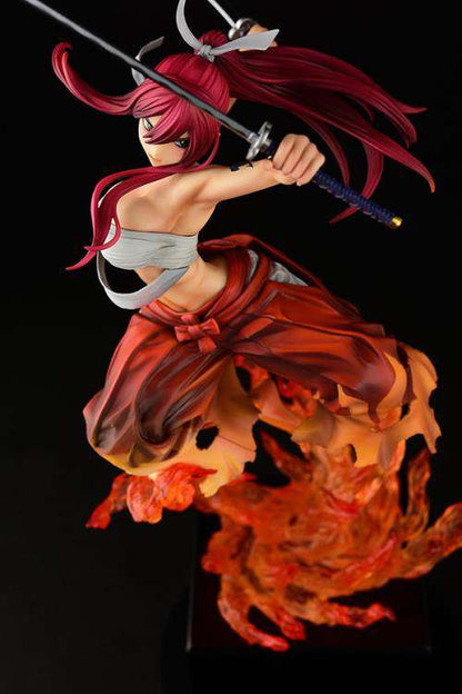 ORCATOYS FAIRY TAIL ERZA SAMURAI KURENAI STATUA 43 cm