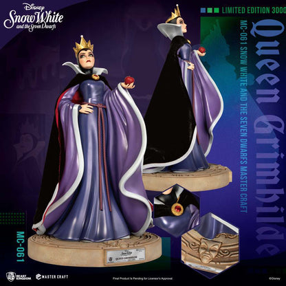 BEAST KINGDOM SNOW WHITE QUEEN GRIMHILDE MASTERCARFT STATUA 30 cm