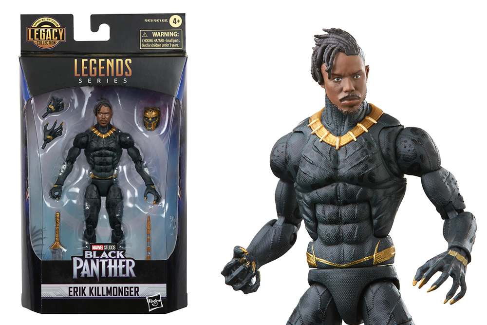 HASBRO - MARVEL LEGENDS BLP ERIK KILLMONGER AF ACTION FIGURE
