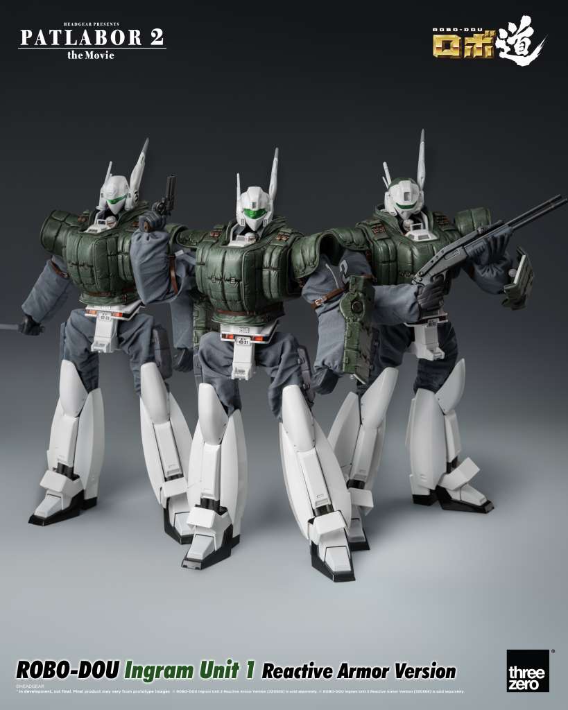 PATLABOR 2 MOVIE ROBODOU INGRAM U1 ARM V ACTION FIGURA THREEA TOYS/THREEZERO