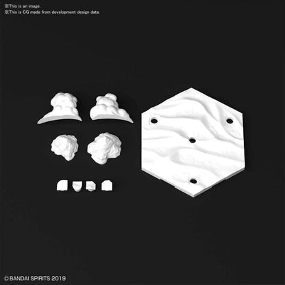 BANDAI CUSTOMIZE SCENE BASE SNOWFIELD VER MODEL KIT -