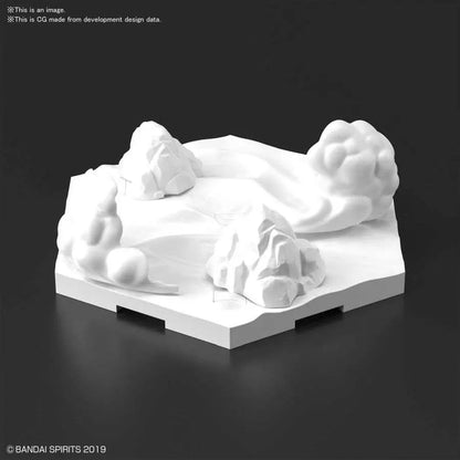 BANDAI CUSTOMIZE SCENE BASE SNOWFIELD VER MODEL KIT -