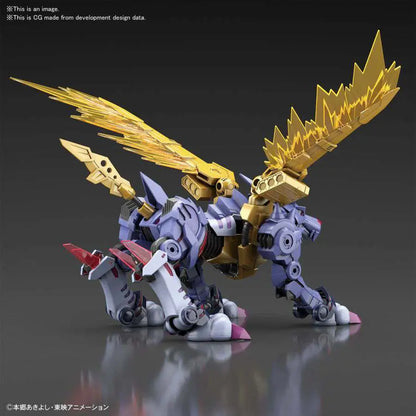 BANDAI RISE METALGARURUMON AMPLIFIED MODEL KIT 17 cm