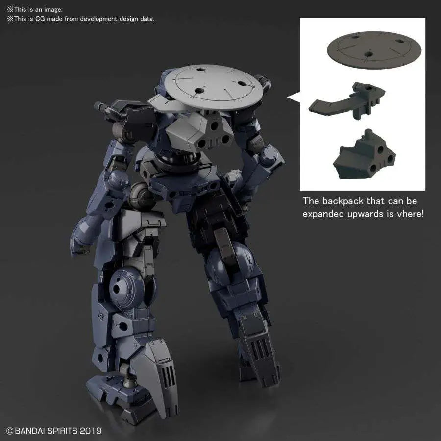 BANDAI 30MM BEXM-14T CIELNOVA DARK GRAY 1/144 MODEL KIT 12.50 cm