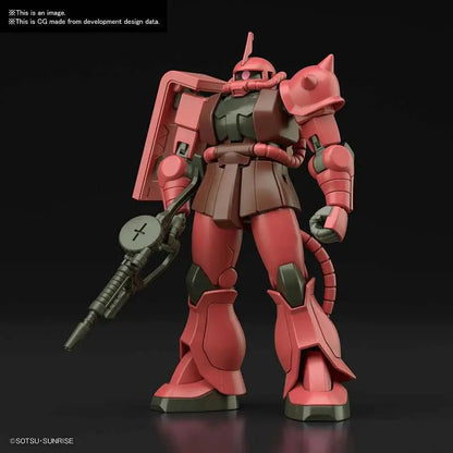 BANDAI HG ZAKU II MS-06S 1/144 MODEL KIT 12.1 cm