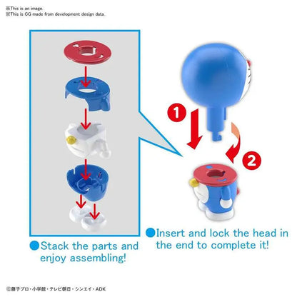 BANDAI ENTRY GRADE DORAEMON MODEL KIT 8 cm