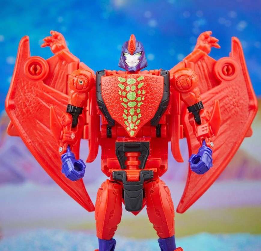 TRANSFORMERS GENERATIONS LEGACY BUZZWORTHY BUMBLEBEE DELUXE CLASS ACTION FIGURA 2022 EVIL PREDACON TERRORSAUR 14 CM HASBRO