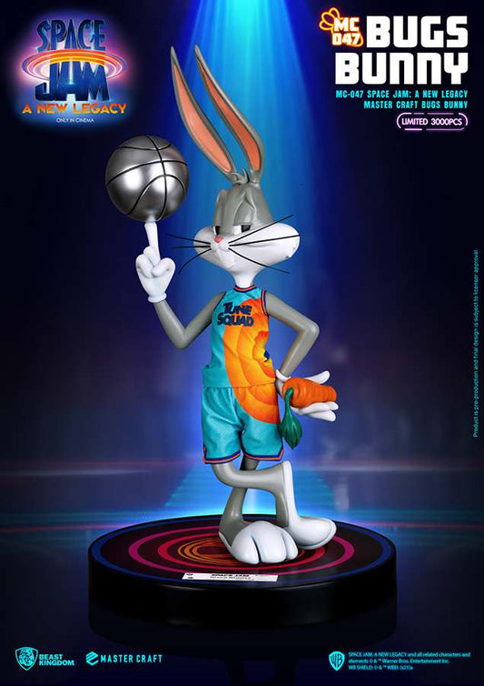 SPACE JAM 2 MASTER CRAFT STATUA IN RESINA BUGS BUNNY 43 CM BEAST KINGDOM TOYS