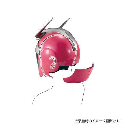 MEGAHOUSE CHAR & AZNABLE - GUNDAM MS SUIT HELMET REPLICA 32 cm