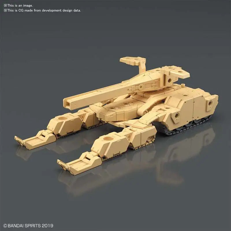 BANDAI EX ARM VEHICLE TANK BROWN 1/144 MODEL KIT 30MM