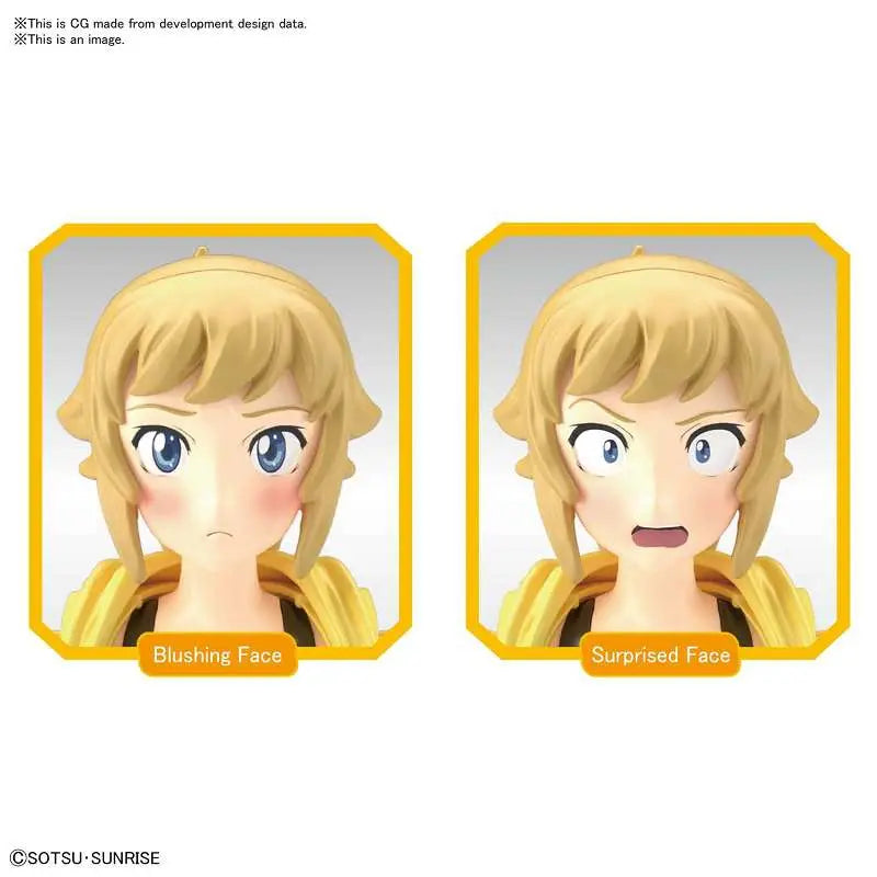 BANDAI RISE BUILD FIGHTERS TRY FUMINA MODEL KIT 12 cm