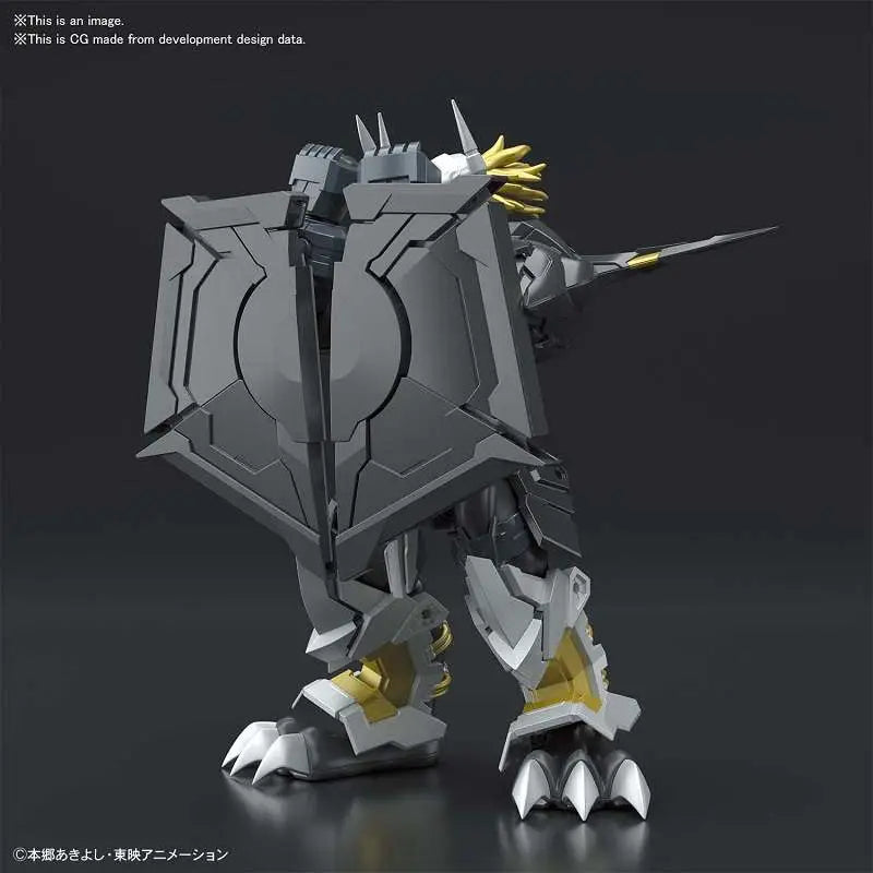 BANDAI RG RISE AMPLIFIED BLACKWAREYMON MODEL KIT 15 cm
