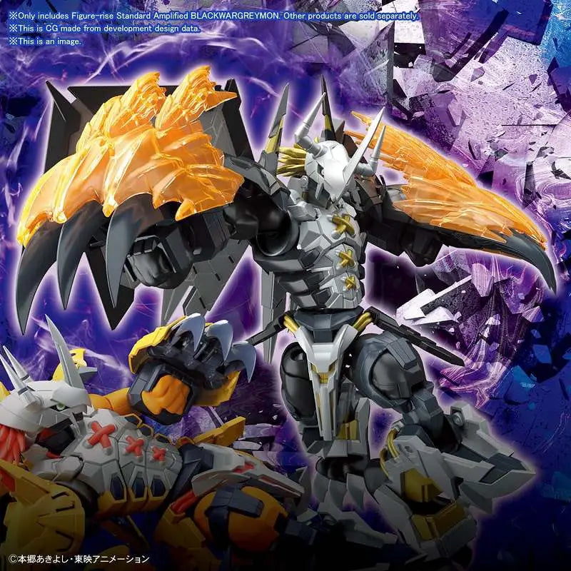 BANDAI RG RISE AMPLIFIED BLACKWAREYMON MODEL KIT 15 cm