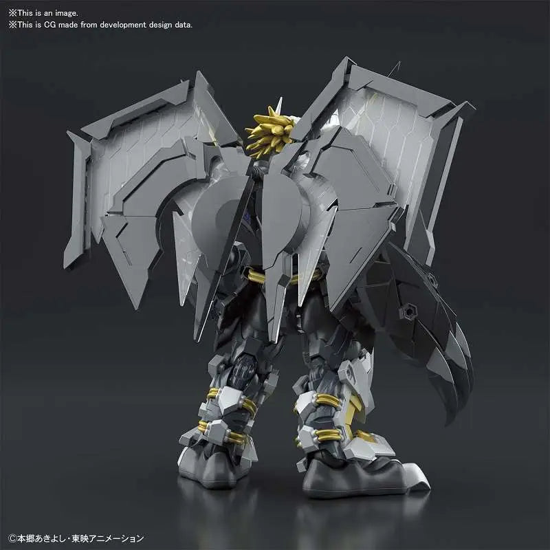 BANDAI RG RISE AMPLIFIED BLACKWAREYMON MODEL KIT 15 cm