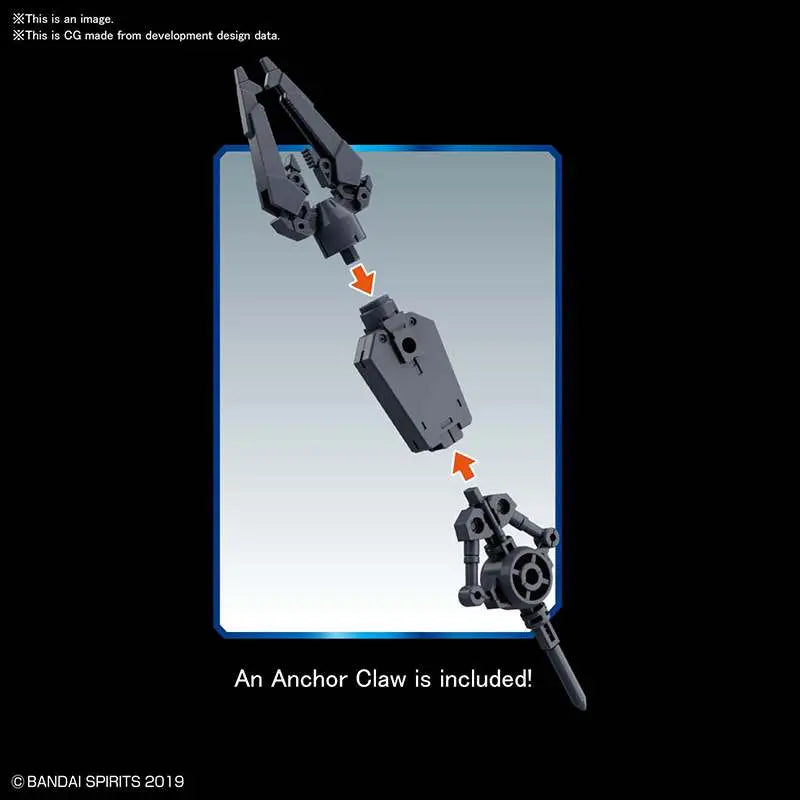BANDAI 30MM BEXM15 PORTANOVA MAR BL GRAY 1/144 MODEL KIT 11.1 cm