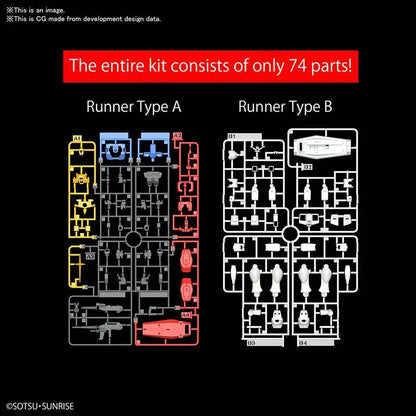 BANDAI - GUNDAM EG RX-78-2 1/144 MODEL KIT 12 cm